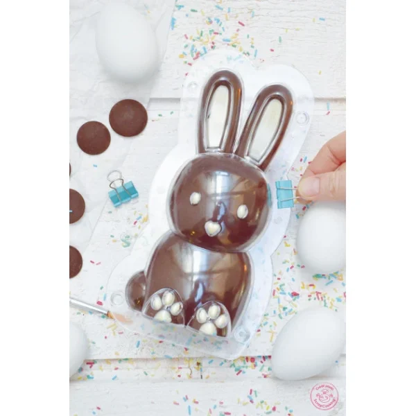 marques de renommée Moule 3D Chocolat Lapin Scrapcooking 4