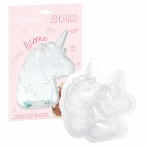 Promotio de vente Moule 3D Chocolat Licorne Scrapcooking 9