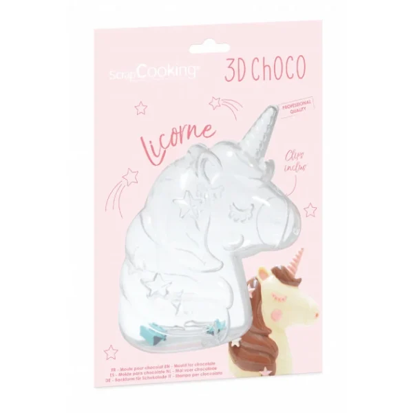 Moule 3D Chocolat Licorne Scrapcooking guranteed de qualité 1