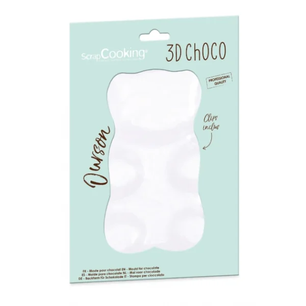 magasin en ligne france Moule 3D Chocolat Ourson Scrapcooking 1