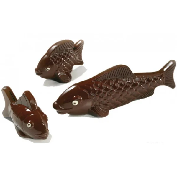 Moule à Chocolat Assortiment Poissons 245 Et 110 Mm (x6) Barry nouveau produit 1