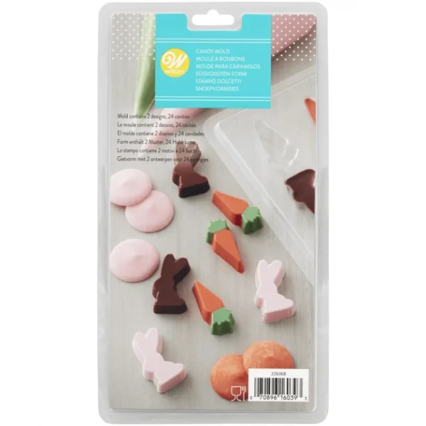 Vente Moule à Chocolat Mini Lapins Et Carottes Wilton 1