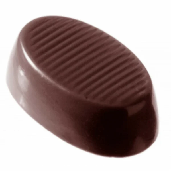 Moule à Chocolat Ovales Striés (x32) Chocolate World Distributeur Officiel 1