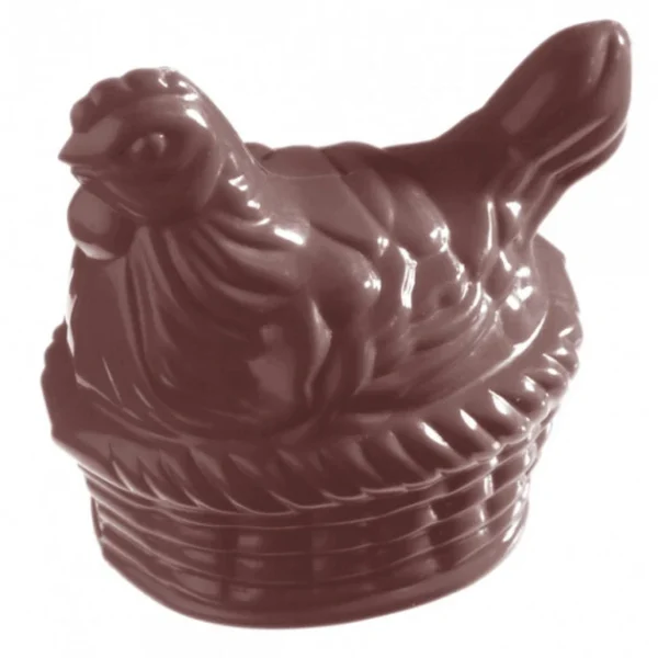 magasin en ligne france Moule à Chocolat Poule Et Panier (x4) Chocolate World 1