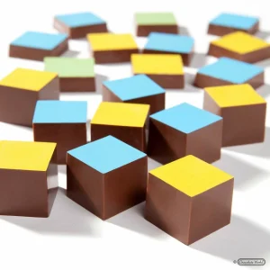 soldes luxe Moule Chocolat Aimanté Cube 2,3 Cm (x18) Chocolate World 6