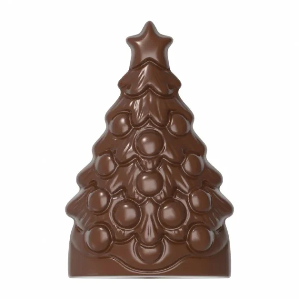 dernières Moule Chocolat Arbre De Noël 9 X 5,9 Cm (x4) Chocolate World 1