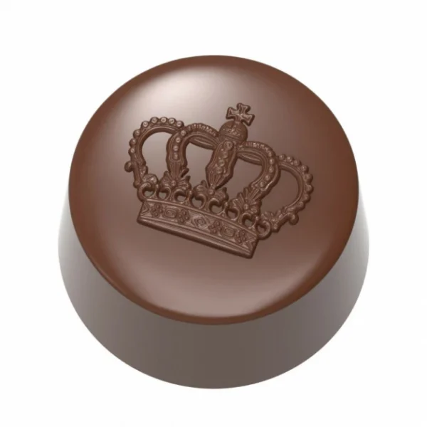 Moule Chocolat Bonbon Couronne Ø3 Cm (x21) Chocolate World pas cher 1