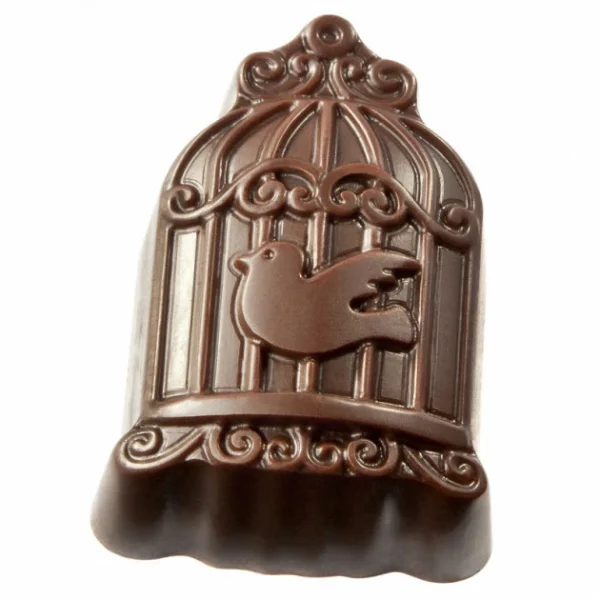 Moule Chocolat Cage à Oiseau 34,5 Mm (x21) Chocolate World Neuve avec étiquette 1