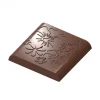 luxe soldes Moule Chocolat Carré Arrondi Fleur (x18) Chocolat Form 5