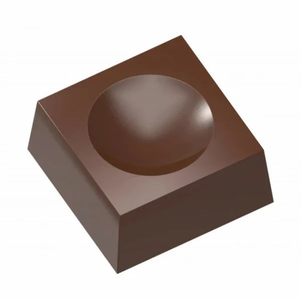 Moule Chocolat Carré Creux 43 Mm (x10) Chocolate World boutiqued pas cher 1