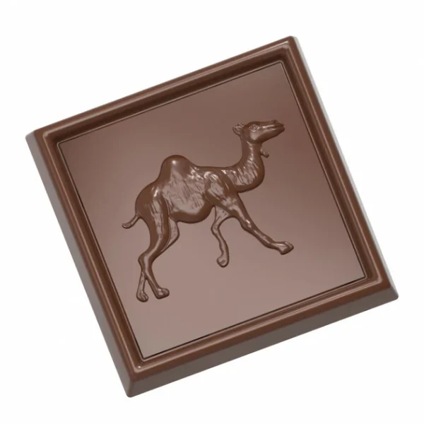 Pas Cher Magasin Soldes Moule Chocolat Carré Dromadaire 34mm (x21) Chocolate World 1