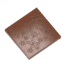 Moule Chocolat Carré Fleuri 99 Mm (x2) Chocolat Form en promotion 28