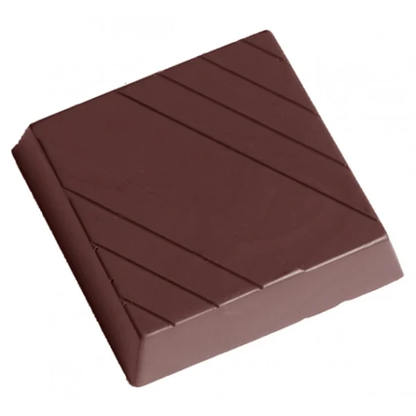 REMISE allant Moule Chocolat Carré Ligné 4,1 Cm (x15) Chocolate World 1