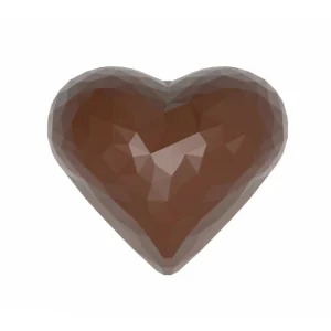 Moule Chocolat Cœur Double à Facettes 3,4 X 2,8 Cm (x21) Chocolate World excellent qulity 6