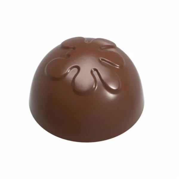 Moule Chocolat Demi-Sphère Fleur (x24) Chocolat Form Livraison internationale 1