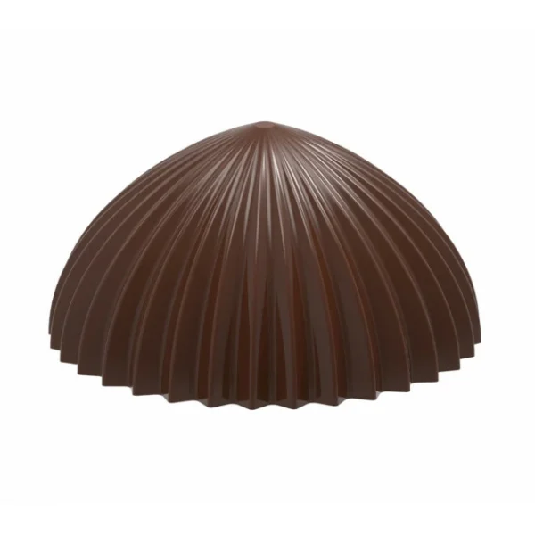 Moule Chocolat Demi Sphère Plissée 30,5 Mm (x21) Chocolate World Top ventes 1