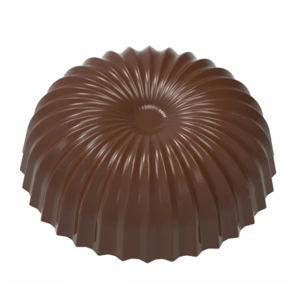 qualité supérieure Moule Chocolat Demi Sphère Plissée Evasée 30,5 Mm (x21) Chocolate World 1