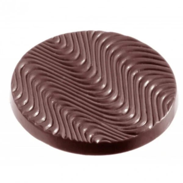 REMISE Moule Chocolat Disque Ondulé (x11) Chocolate World 1