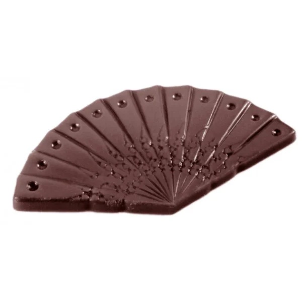 Moule Chocolat Friture Éventail 63 X 35 Mm (x15) Chocolate World boutique en france 1