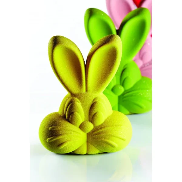 Moule Chocolat Lapin Roger 15,5 X 11 Cm X H 20 Cm (x2) Pavoni Authentic Original licence 1