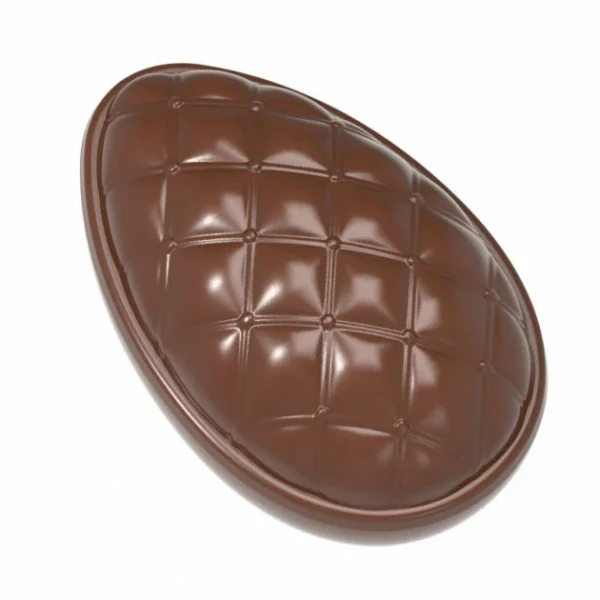 Moule Chocolat Oeuf Matelassé 86.5 Mm (x6) Chocolate World garantis authentique 1