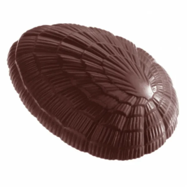 Moule Chocolat Oeuf Strié 87 Mm (x6) Chocolate World Officielle 1