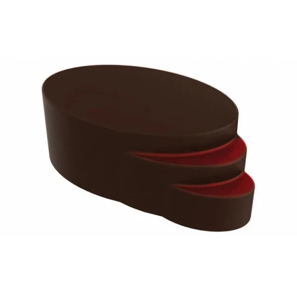 Moule Chocolat Praline Ellipse Escalier (x24) Pop Chocolat officiel 1