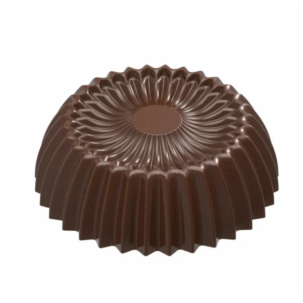 Moule Chocolat Praline Plissée Evasée 30,5 Mm (x21) Chocolate World grossiste en ligne 1