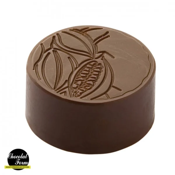 marques pas cher Moule Chocolat Praline Ronde Fève 2,8 X 1,3 Cm (x24) Chocolat Form 1