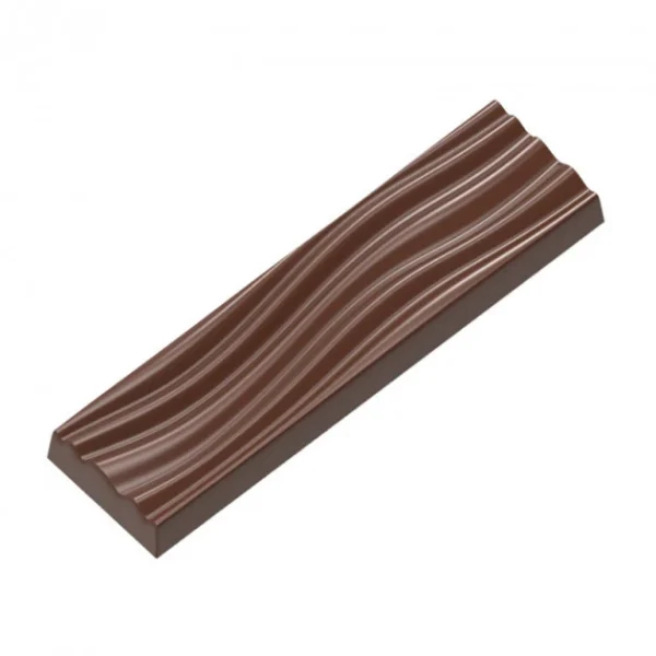 boutique pas cher Moule Chocolat Rectangle Ondulation (x7) Chocolat Form 1