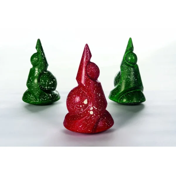 Moule Chocolat Sapin De Noël Merlin Ø 12 Cm X H 20 Cm (x2) Pavoni soldes pas cher 1