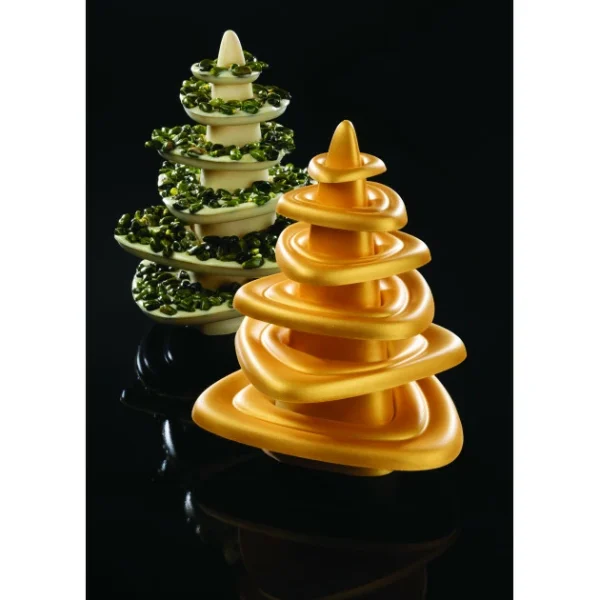 Moule Chocolat Sapin De Noël Saturno Ø 16,5 X H 19,5 Cm (x1) Pavoni magasin 1