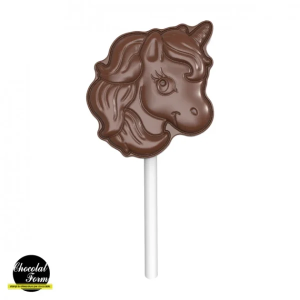 Moule Chocolat Sucette Licorne 5,2 X 4,8 Cm (x5) Chocolat Form officiel 1