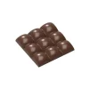 marque pas cher Moule Chocolat Tablette 9 Carrés Bombés 79,5 Mm (x3) Chocolate World 8