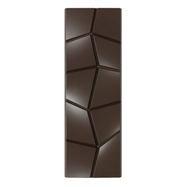 Vente POP CHOCOLAT Moule Chocolat Tablette Effet Carré Penché (x6) 1