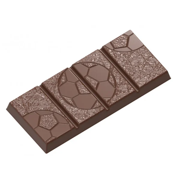 site officiel Moule Chocolat Tablette Football 11,4 X 5 Cm X H 0,95 Cm (x4) Chocolate World 1