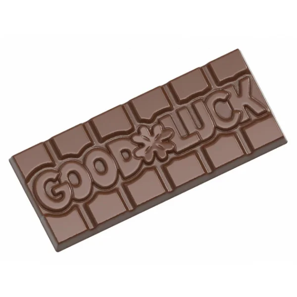 Moule Chocolat Tablette Good Luck (x4) Chocolate World marque pas cher 1