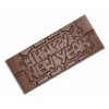 Promotio de vente Moule Chocolat Tablette Happy New Year (x4) Chocolate World 5