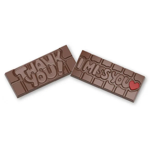 Moule Chocolat Tablette I Miss You (x4) Chocolate World dernière tendance 4