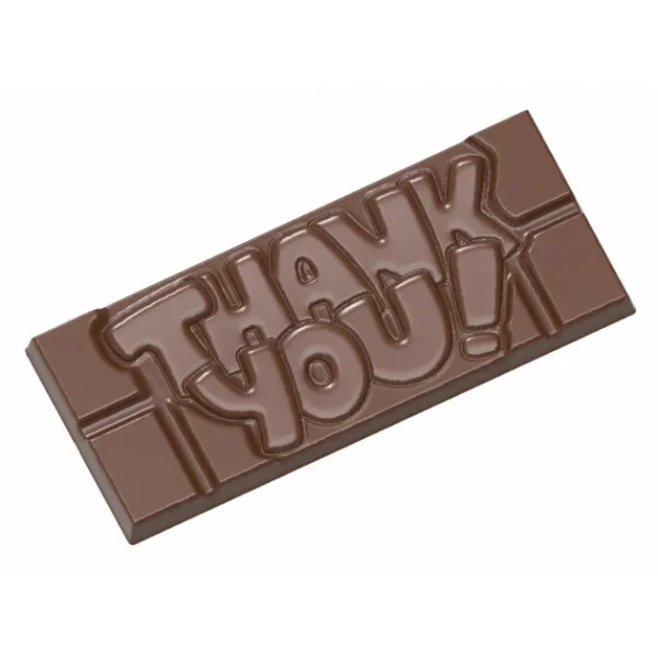 marques de renommée Moule Chocolat Tablette Thank You (x4) Chocolate World 1