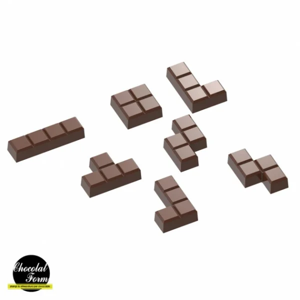 à prix imbattables Moule Chocolat Tetromino (x14) Chocolat Form 1