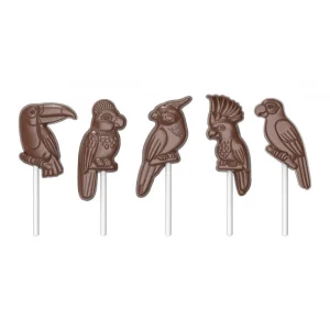 Livraison Standard/Rapide Moule Sucette Chocolat Oiseau Tropical (x5) Chocolate World 7