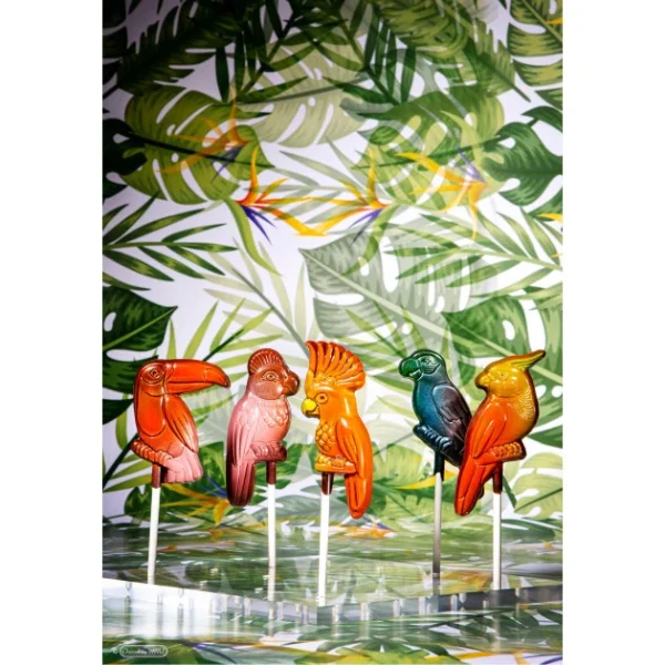 Livraison Standard/Rapide Moule Sucette Chocolat Oiseau Tropical (x5) Chocolate World 4