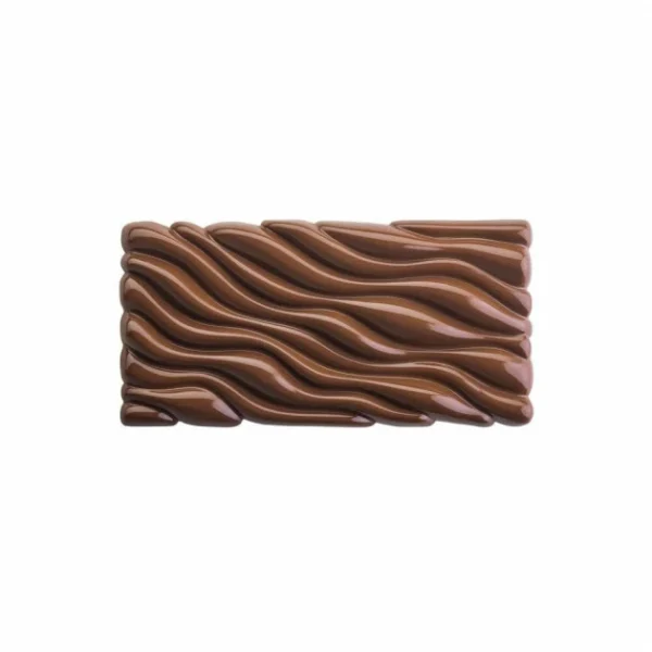 Moule Tablette Chocolat Fluid Vallée 15,4 X 7,7 X H 1,1 Cm (x3) Pavoni Prix très abordable 1