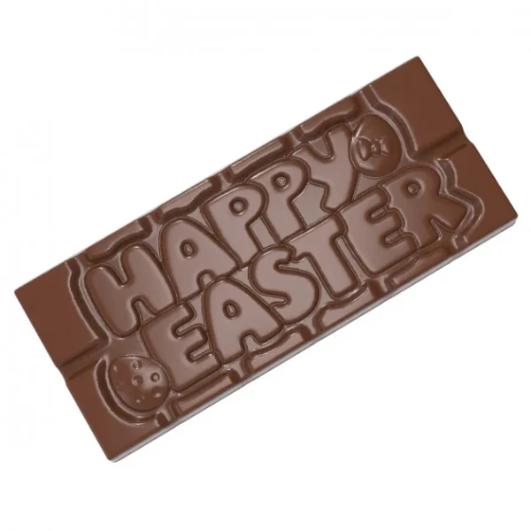 Moule Tablette Chocolat Happy Easter 11,8 X 5 Cm (x4) Chocolate World marques de renommée 1