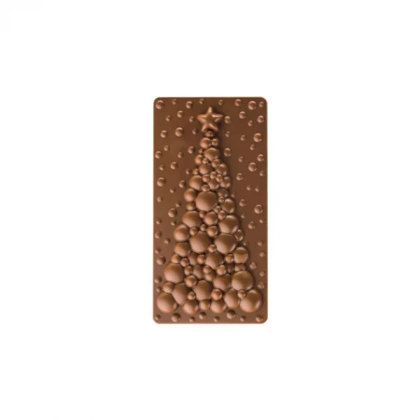 SOLDES TOUT À Moule Tablette Chocolat Sapin Bubble 15,4 X 7,7 Cm Pavoni 1