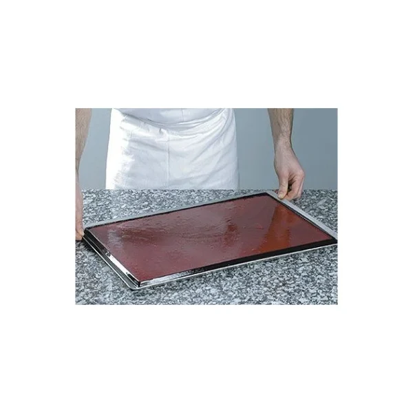 FLEXIPAN Plaque Flexipat Entremets Carré 33,5 X 33,5 X 1,6 Cm grande promotion 5